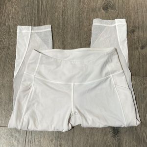 Lululemon Mesh Cropped Leggings with Pockets